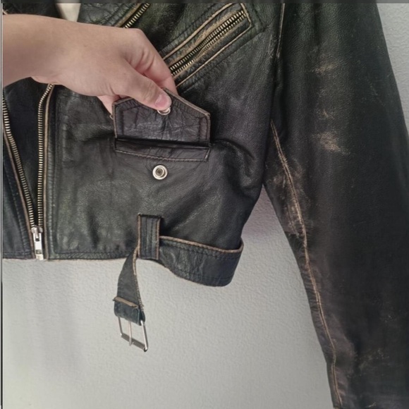 Vintage Blondie Revolution Leather Punk Jacket - Picture 4 of 9